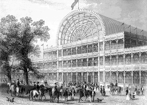 Průmyslový palác na Světové výstavě v Paříži, 1855