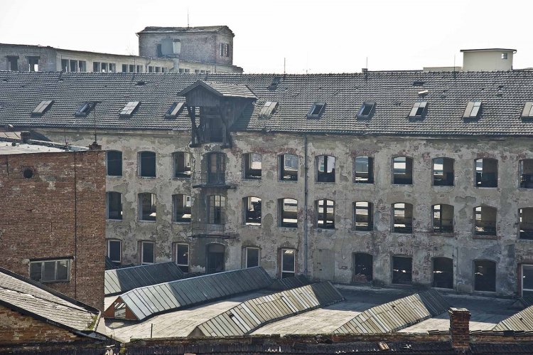 Vlněna, stav v roce 2014, dnes už neexistující. Foto © Kamil Till, Moravská galerie v Brně