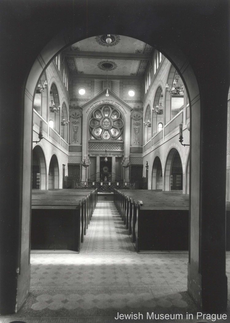 Interiér Nové synagogy. Foto © Židovské muzeum v Praze